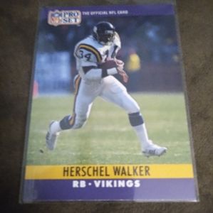 1991 Pro Set Herschel Walker Vikings card